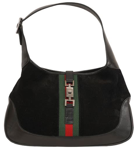 gucci vintage shoulder bag black